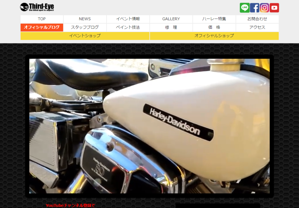 Thirdeye】トライバルデザイン ハーレーヘルメット 黒